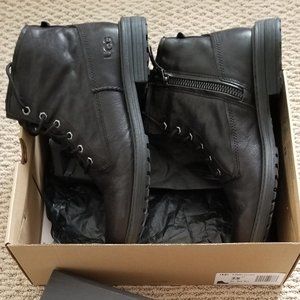 UGG Morrison BLACK Lace Up Boot